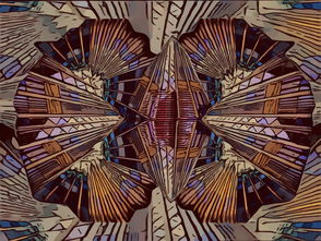 我心中的未来美术作品，科技与艺术的完美融合