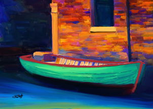 科技生活绘画，简单图片中的复杂世界